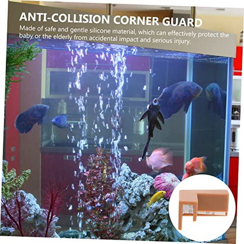 Toddmomy 6pcs Soft Corner Protectors for Fish Tanks and Pet Carriers Gentle Edge Bumpers for Safe Boys and Girls Play Areas Easy Installation No Damage