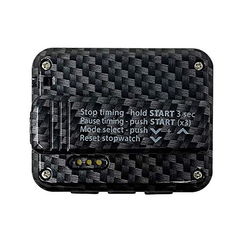 Gymboss Charge Interval Timer and Stopwatch - color: Carbon Black
