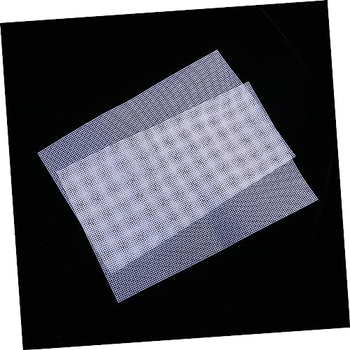 Happyyami 5pcs Plastic Mesh Grid for Fish Tank Use Handmade Mesh Flexible Design for Aquarium Divider and Craft Projects White - color: White