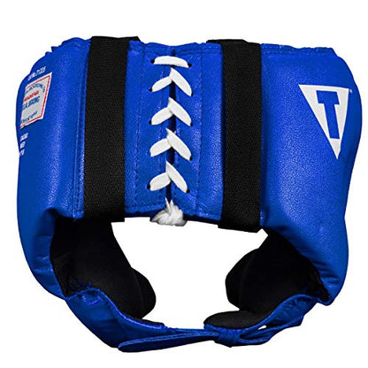 TITLE Boxing Classic USA Competition Headgear - Protective Gear for Sparring and Martial Arts, USA Boxing Approved - color: Blue, size: Small