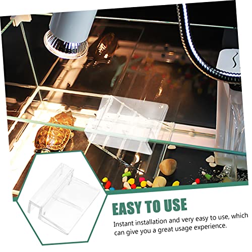 GANAZONO 10pcs Aquarium Cover Supporting Frames Acrylic Fish Tank Cover Holders for Easy Installation and Maintenance Practical Support for Aquariums and Fish Tanks
