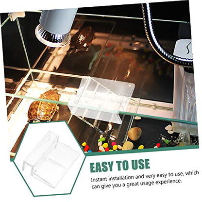 GANAZONO 10pcs Aquarium Cover Supporting Frames Acrylic Fish Tank Cover Holders for Easy Installation and Maintenance Practical Support for Aquariums and Fish Tanks