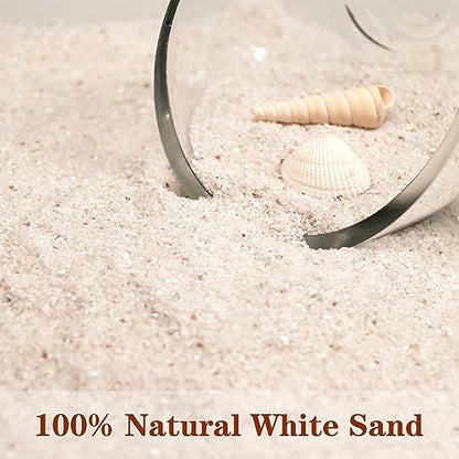 Silica Gravel, Multi-Purpose Mini White Silica Sand for Fire Pits, Aquariums and Landscaping, 5LB - color: White Mini, size: 5LB