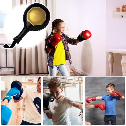 Boxing Target Reinforced Stitching Adjustable Portable Lightweight - color: Gold