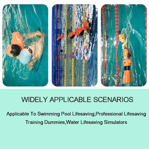 Water Dummy,Drowning Prevention Teaching Tools,for Lifesaving Drills, Crash Tests,and Wrestling Practice(Color1) - color: Color1