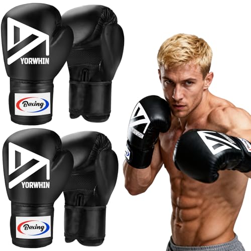 Boxing Gloves for Men Women, Training Sparring Boxing Gloves, Heavy Punching Bag Workout Gloves for Boxing Kickboxing Muay Thai Mixed Martial Arts MMA Training