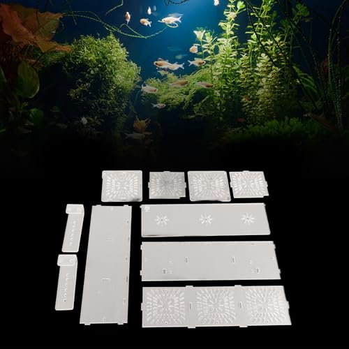 Acrylic Transparent Fish Tank Isolation Box, Aquarium Breeding Incubator Holder with Suction Cup and Hook, Adjustable Height for Tropical Fish Hatchery (30CM*10CM*10CM) - size: 30CM*10CM*10CM