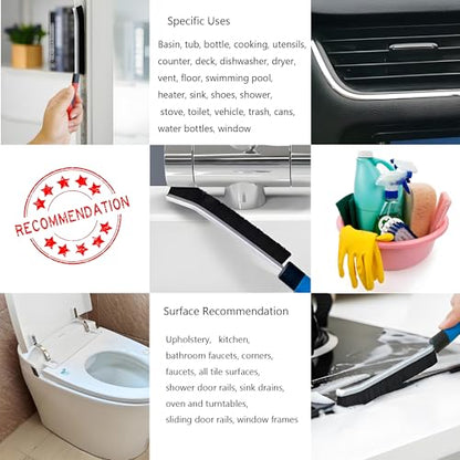 6 Pcs Crevice Cleaning Brush - Grout Scrub Brush, House Cleaning Supplies | Gap Cleaning Tools, Home Essentials, Gifts for Women Men, Hard Bristle Crevice Cleaner Brush for Household Use, Bathroom - color: 6pcs New Model