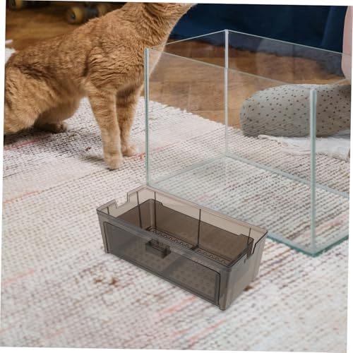 VICASKY Drip Box for Fish Tank Transparent Box Easy Maintenance Aquarium Filtration System Efficient Space Saving Design for Optimal Water Clarity