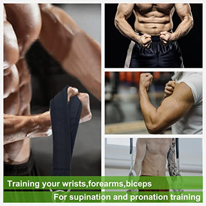 Arm Wrestling Training Strap Belt,Wrist Training & Pronation Strap,Hand Wrist Arm Finger Forearm Strengthener Strap