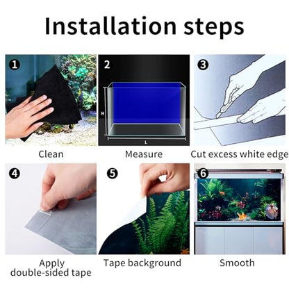3 Pack Aquarium Background, 36x18 inches Polyester Aquarium Background, Cloth Fish Tank Background, Undersea Corals Sunshines & Rock Aquatic Plants - size: 36x18 Inch