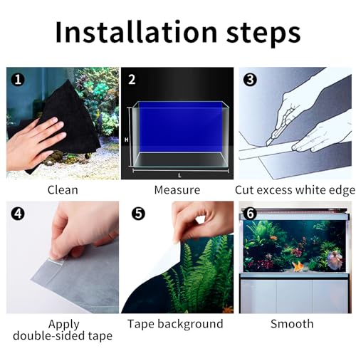 3 Pack Aquarium Background, 48x24 inches Polyester Aquarium Background, Cloth Fish Tank Background, Undersea Corals Sunshines & Rock Aquatic Plants