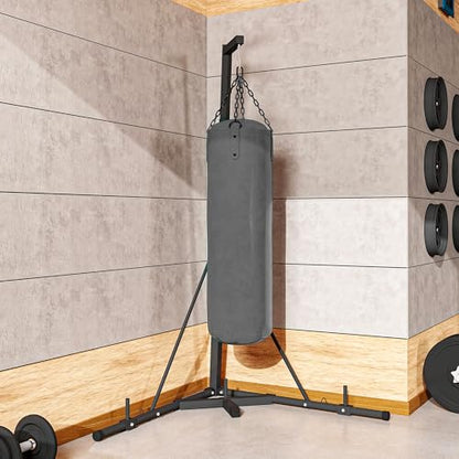 Soozier Foldable Punch Bag Stand Height Adjustable