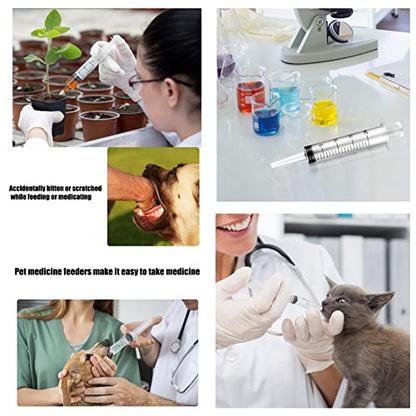 10pcs 20ml Plastic Syringes with 4pcs 13inch Tubing, Syringe for Liquid in Scientific Lab, Pet Feeding, Glue Syringe for Craft Making, Epoxy Resin, Lubricant, Sealants, Lip Gloss Filling and Supplies - size: 10pcs 20ml syringes with 4 tubings