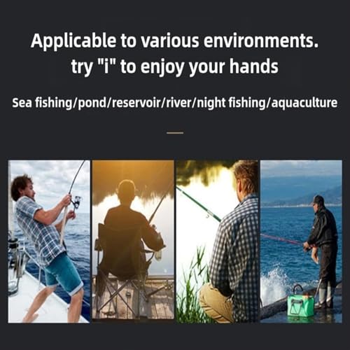 Underwater Fishing Camera with Infrared Night Vision, 8000mAh Battery, IP67 Waterproof Portable Fish Finder for Ice Fishing, Kayak, Boat, River & Lake