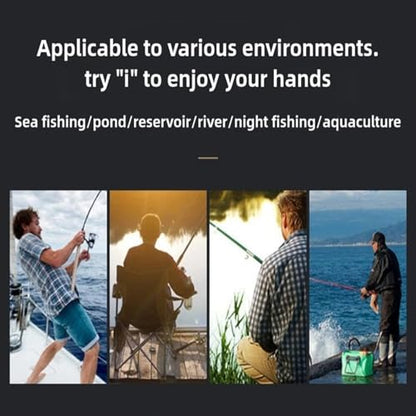 Underwater Fishing Camera with Infrared Night Vision, 8000mAh Battery, IP67 Waterproof Portable Fish Finder for Ice Fishing, Kayak, Boat, River & Lake