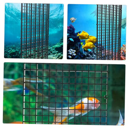 1set Aquarium Divider for Betta Fish Tank Isolation Board Cups for Separating Fish Species and Enhancing Aquatic Ecosystem