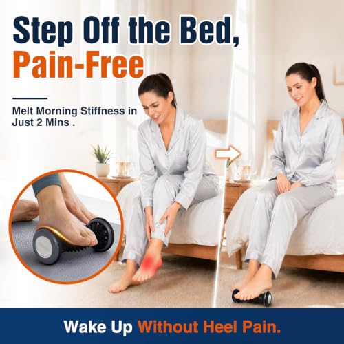 Plantar Fasciitis Relief Kit – Foot Stretcher and Foot Massager Roller, Stretch and Roll Routine for Heel Pain,Arch Pain, Simple At-Home Daily Foot Care - color: Black（2pcs）