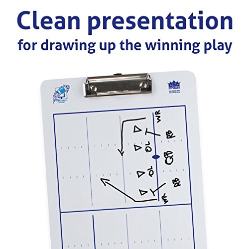 Crown Sporting Goods Dry Erase Football Coaching Clipboard