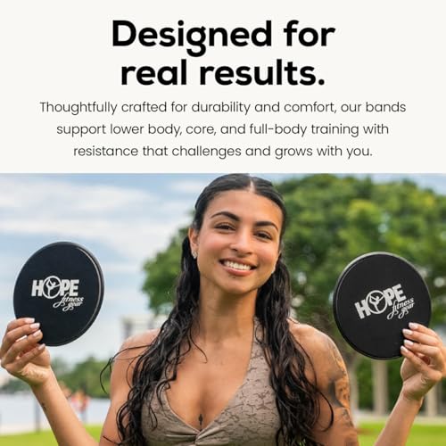 Mini Resistance Bands Set, 5 Booty & Loop Bands for Glutes, Legs & Full-Body Workouts, Includes Carry Bag and Exercise Guide, Heavy-Duty and Portable for Home