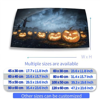 Aquarium Background Stickers - Halloween Pumpkin Night - Fish Tank Reptile Terrarium Decor Poster (120 x 60 cm / (47.2 x 23.6 inches)) - size: 120 x 60 cm / (47.2 x 23.6 inches)