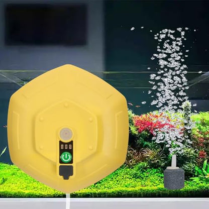 Floating & Rechargeable Bait Bucket Aerator IPX7 Waterproof Type-C Charging Quiet Bubbler for Live Bait Buckets & Fish Tanks 5-30 Gallons
