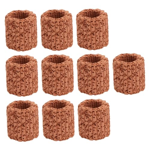 VICASKY 10Pcs Ring Ceramic Plant Support Tool for Fish Tank Water Plant Fixed Ring Helps Maintain Quality