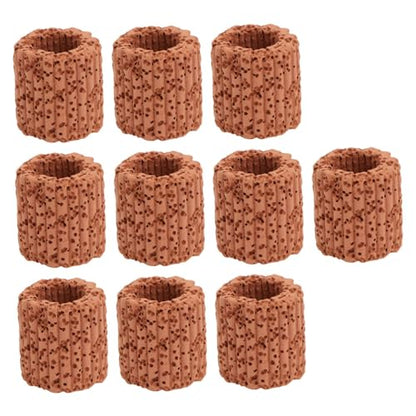 VICASKY 10Pcs Ring Ceramic Plant Support Tool for Fish Tank Water Plant Fixed Ring Helps Maintain Quality
