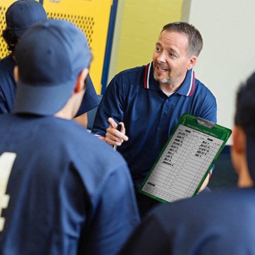 GoSports Premium Dry Erase Coaches Clipboards – Basketball, Baseball, Football, Soccer, Hockey, Volleyball, Lacrosse - color: Baseball / Softball