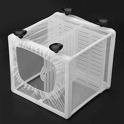 Fish Tank Breeder Net, Fish Breeding Box Multifunctional Isolation Mesh Box Aquarium Fish Tank Incubator Breeder Tank Divider Fish Fry Hatchery Breeder Box
