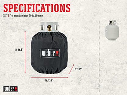Weber Tank Cover (Pack of 4) - size: 20 Lb (Pack of 4)
