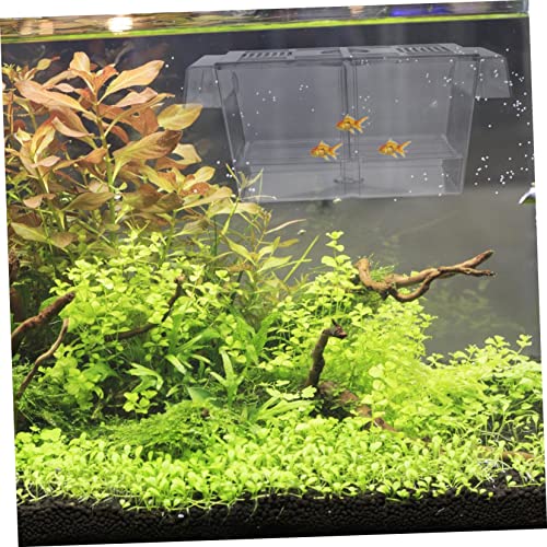 Abaodam 1pc Aquarium Breeding Box Suction Cup Isolation Container for Fish Durable Acclimation Case for Separating Enhances Survival Rate Aquariums