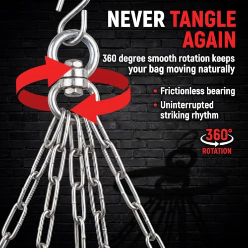 Amber Fight Gear Heavy Bag Chain Set