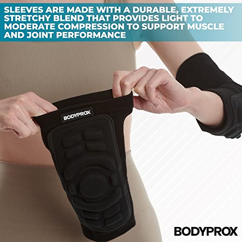Bodyprox Elbow Protection Pads 1 Pair, Elbow Guard Sleeve - size: Large