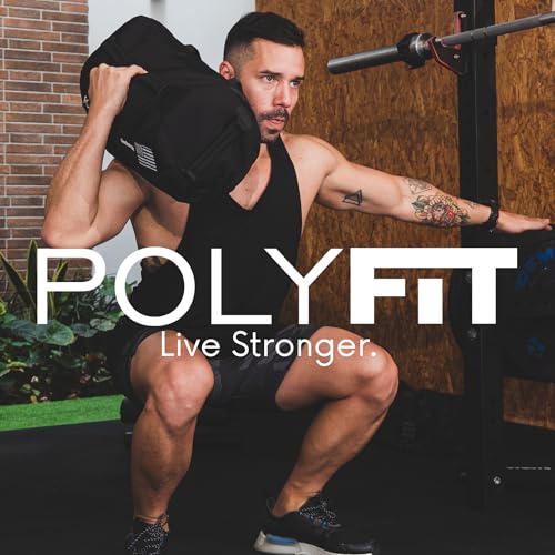 Polyfit Workout Sandbag Pro - Exact Sizing with Triple Closure Filler Bag - color: BLACK CAMO, size: 100 LB
