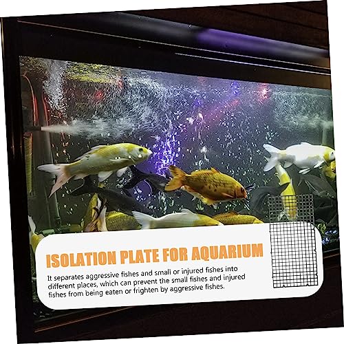 DECHOUS 6Pcs Fish Tank Divider Grid Plate Aquarium Bottom Resistant Easy to Install for Aquascaping and Betta Fish Tanks