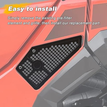 Pre Filter Clutch Intake Cover Replacement Fit for Polaris General 1000 (All models) 2016-2023