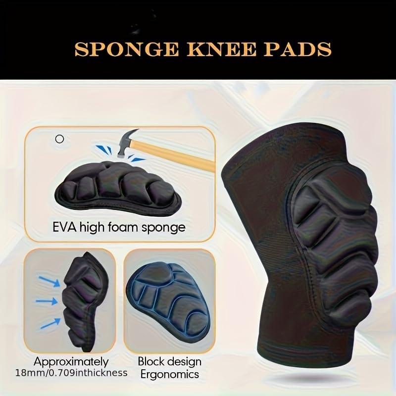 4pcs Universal Men's and Women's Knee and Elbow Equipment Set - Adjustable Cushioning Pads, Made of Moisture-Wicking Fabric - size: Small