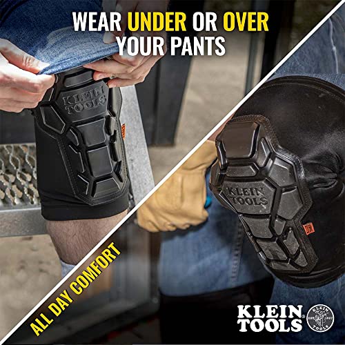 Klein Tools 60611 Knee Pads, Heavy-Duty Padded Knee Sleeves, L/XL - size: L/XL