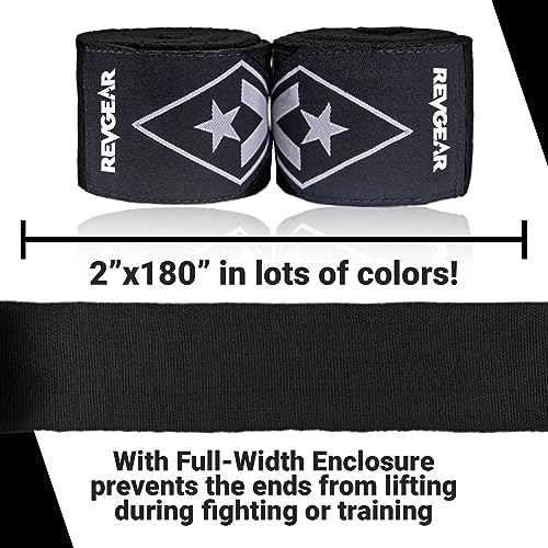 Revgear Elastic Handwraps - color: Black