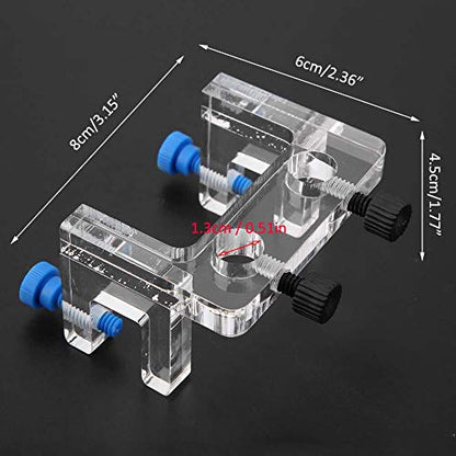 not Scratch Glass 0.51in Hole Holds up Two Probes Fish Hose Holder,Aquarium Probe Holder Aquarium Probe Organizer, for Aquarium Household for Fishing Fish Store