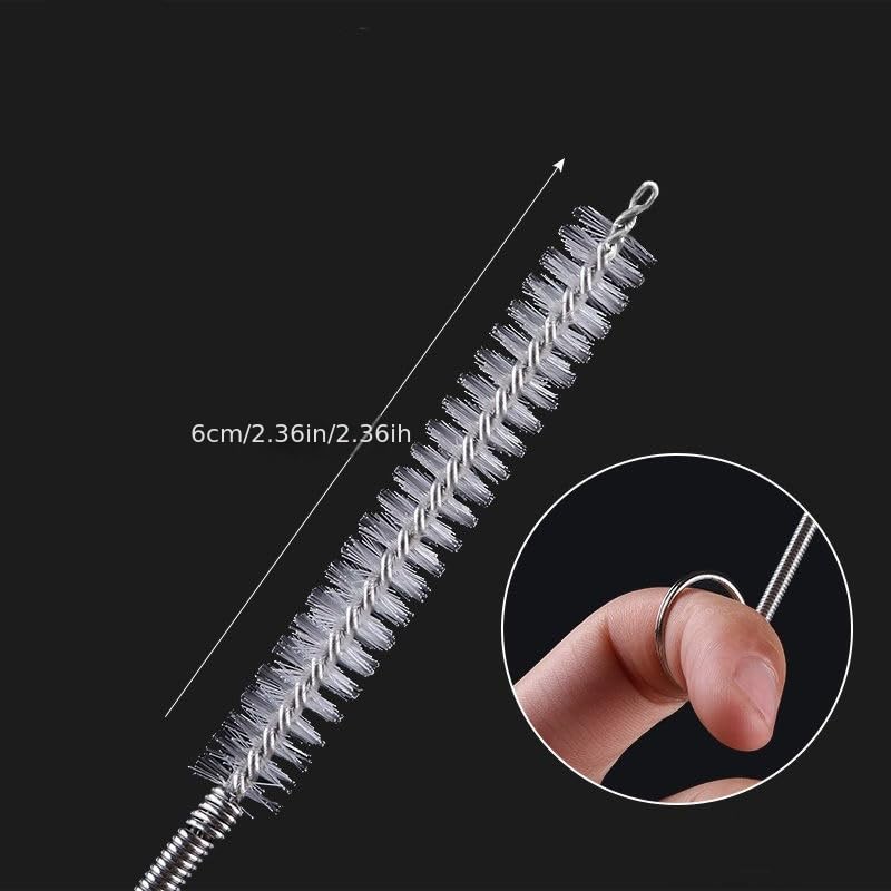 5pcs/Set Refrigerator Drain Hole Blockage Cleaning Tool Reusable Refrigerator Unclogging Tool Kit Universal Drain Pipe Cleaning Brush Refrigerator Cleaning Tool Fish Tank Pipe Cleaning