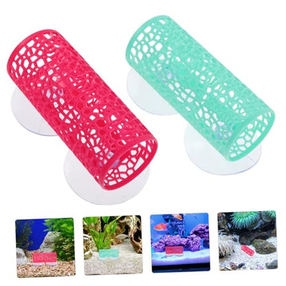 BESPORTBLE 2pcs Fish Tank Tunnel Bed Durable Betta Hiding Tube with Aesthetic Aquarium Ornament for Shrimp Habitat and Betta Fish Shelter Enhances Natural Environment