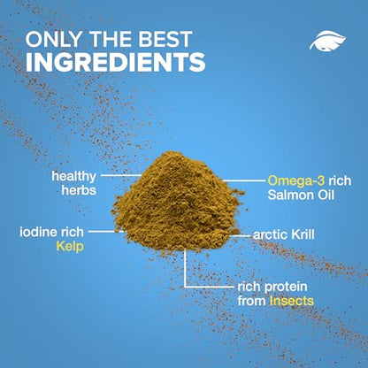 NatureHolic - Baby Shrimp Food, Breeding Food for Shrimp Babies, Made in Germany, Promotes Healthy Growth, Free from Fish Meal and Low-Quality Animal Meals