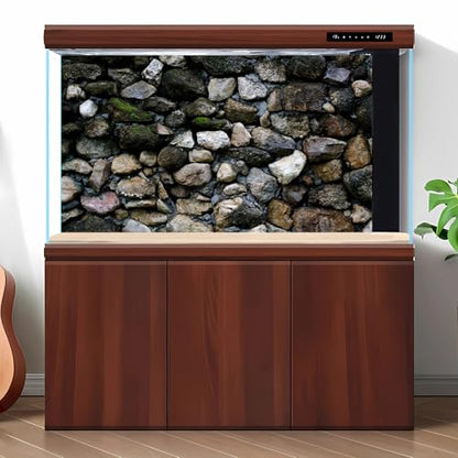 Rock Texture Aquarium Background Rocky Stone Wall Fish Tank Background Natural Rocky Glass Terrarium Backgrounds Nature Rock Wall Pattern Reptile Tank Enclosure Backgrounds Wallpaper 30x18in