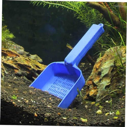 Happyyami Aquarium Clean Tool Sludge Scraper Gravel Vacuum Fish Tank Shovel Sand Shovel Water Leakage Aquarium Supplies