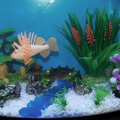1pcs Fish Tank Artificial Bridge Resin Landscape Decoration Bridge Aquarium Equipment Accessories Ornament Cave Aquatic Pet Fish