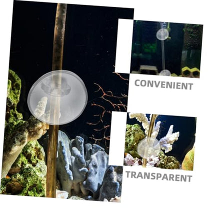 Toyvian 40pcs Fish Tank Oxygen Cup Clips Soft Card Slot Design Easy Installation Aquarium Holder for Efficient Oxygen Supply Systems