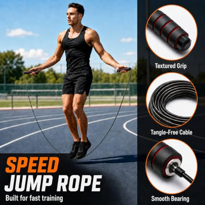 20Ft Agility Ladder Training Equipment for Soccer 12 Cones, Solo Soccer Trainer, Jump Rope Speed Football Gifts for boy - color: Orange