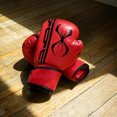 STING Armaplus Boxing Gloves - color: Red, size: 12 Oz